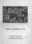 Index Seminum 1973