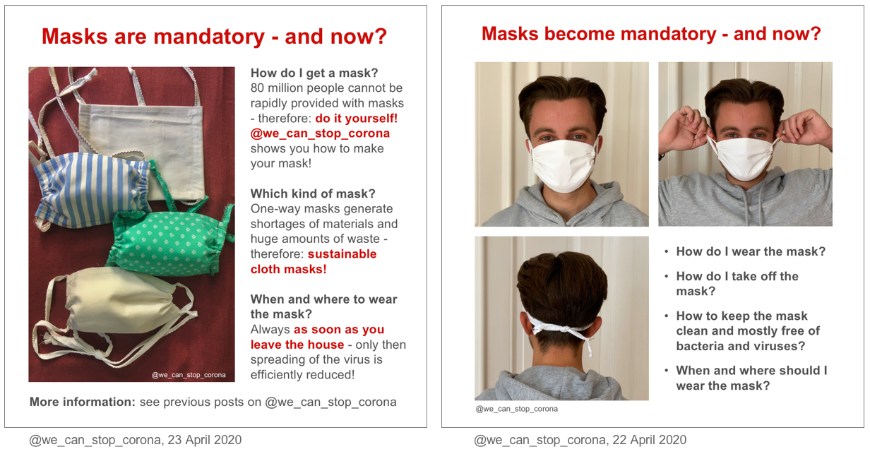 Masks are mandatory - and now?