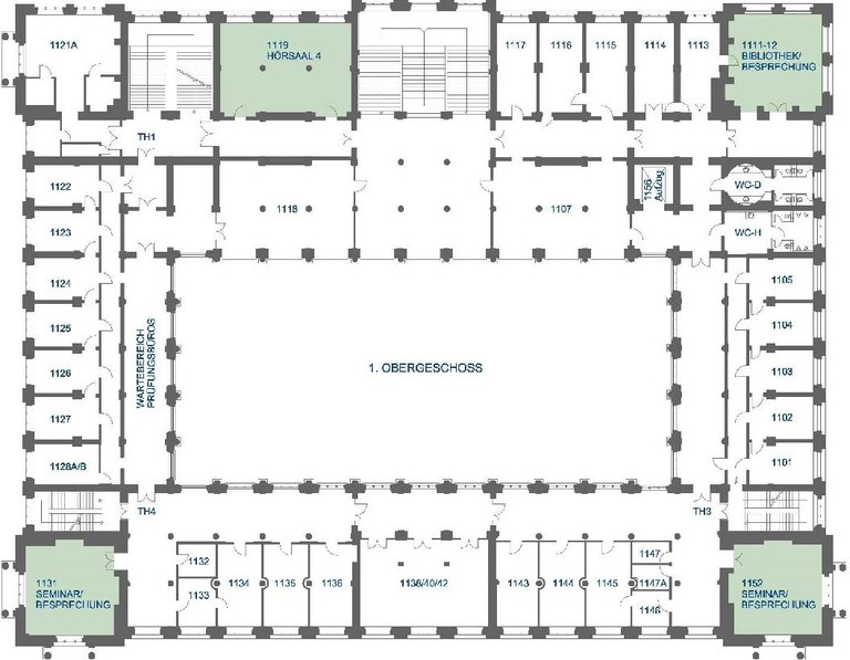 Raumplan INV42, 1. OG
